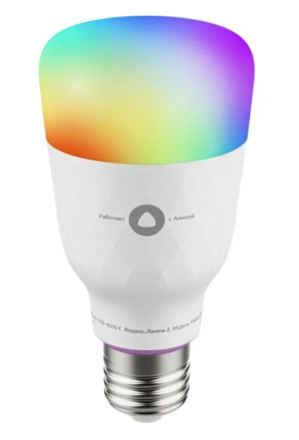 Умная лампа Яндекс E27 8Вт 900lm WiFi RGB YNDX-00018 8 Вт купить